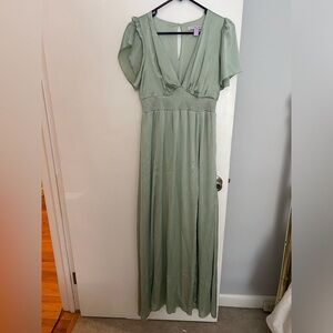 Baltic Born Sage Green Maxi Dress